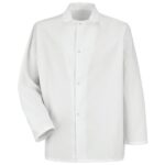Gripper-Front Short Butcher Coat